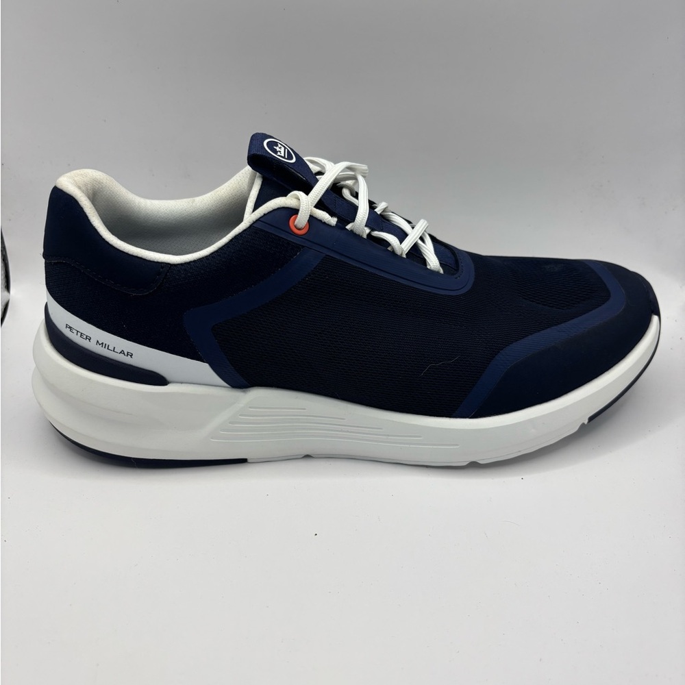 Peter Millar Blue and White Athletic Shoes